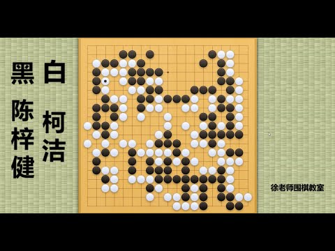 2024/1/16最新围甲，陈梓健vs柯洁：柯洁酣畅淋漓的一盘完胜，对手一举一动都在掌控之中！