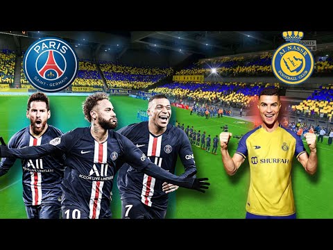 Ronaldo vs Messi fifa23 / gameplay al nassr vs psg / fifa/fifa pc