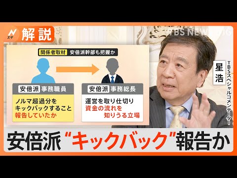 安倍派&ldquo;キックバック&rdquo;を報告か、&ldquo;裏金&rdquo;疑惑めぐり追及続く、なぜ「直接入金」に変更？【Nスタ解説】｜TBS&nbsp;NEWS&nbsp;DIG