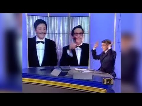 Sassoli, quando Fiorello gli fece fare la ola al Tg1