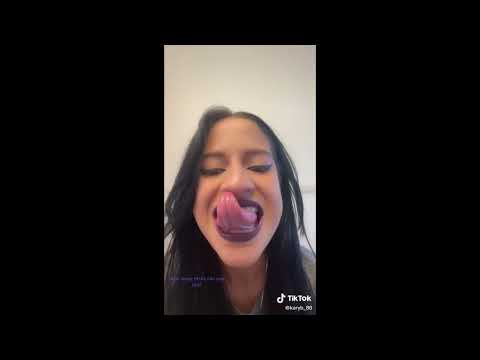 Women with really long tongues part 2 - Longest tongues on Earth compilation!