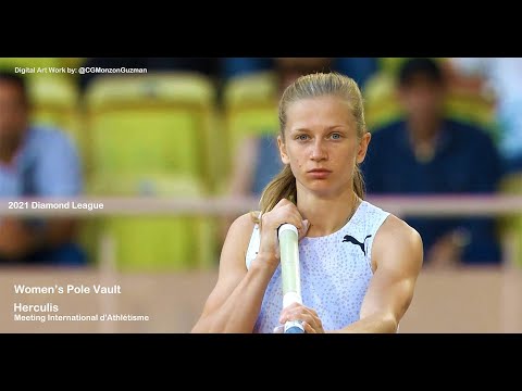 Women's Pole Vault.  Herculis Meeting International d'Athl&eacute;tisme.  Diamond League. Monaco (7/9/2021)