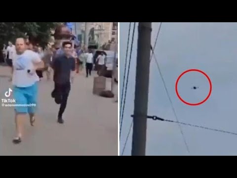 Un drone sorvola il cielo di Rostov, in Russia, e scatena il panico: folla in fuga