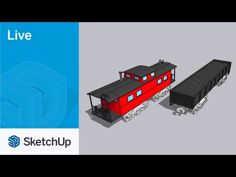 Modeling a Caboose Live with Aaron!