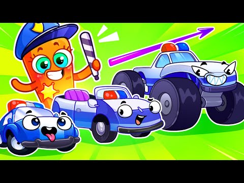 🚔 Let's Go Police Monster Truck! ✨ Rescue Team || Best Kids Cartoon by Meet Penny 🥑💖