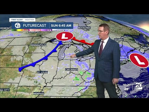 Snow chance this weekend