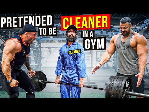 Elite Powerlifter Pretended to be a CLEANER | Anatoly GYM PRANK