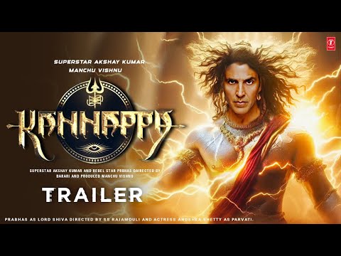 Kannappa Official trailer | Akshay Kumar | Prabhas | Vishnu Manchu Kannappa Trailer | First Look