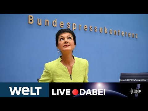 WAGENKNECHT-PARTEI: Ex-Linke will Politik in Deutschland grund&auml;tzlich ver&auml;ndern | WELT Live dabei