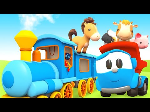 Sing with Leo the Truck! Learn animals for kids with baby songs &amp; nursery rhymes.