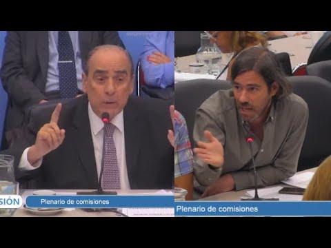 Cruce entre Guillermo Francos con el bloque del Frente de Izquierda.