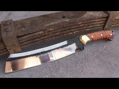 Making a Chopper Knife from a Truck Leaf Spring