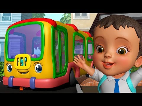 School Bus Song - स्कूल बस गीत | Hindi Rhymes for Children | Infobells