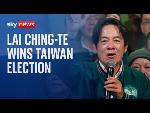 Taiwan election: Candidate who champions autonomy from China wins presidential contest