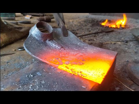 Blacksmith | how to make phawda | spade making ~ handmade.