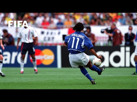 Ronaldinho goal vs England | ALL THE ANGLES | 2002 FIFA World Cup