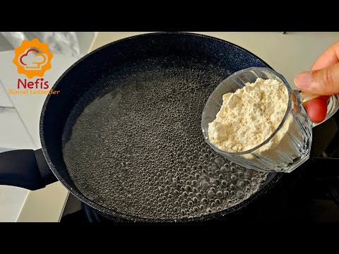 Just pour flour into the boiling water! I no longer shop in stores! Easy and tasty