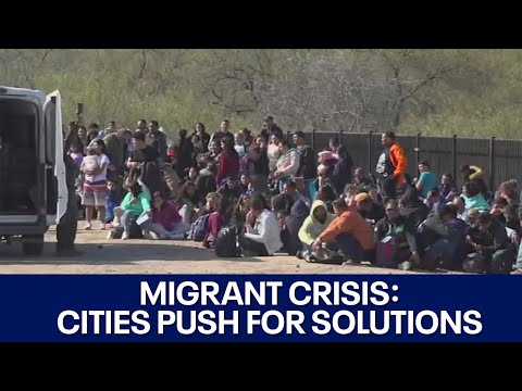 Migrant crisis: Major U.S. cities work to address issue without federal government help | FOX 7 Aust