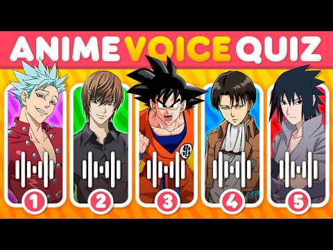 TRY TO GUESS 50 ANIME VOICES 🗣️🔊 The Best Anime Voices 👑