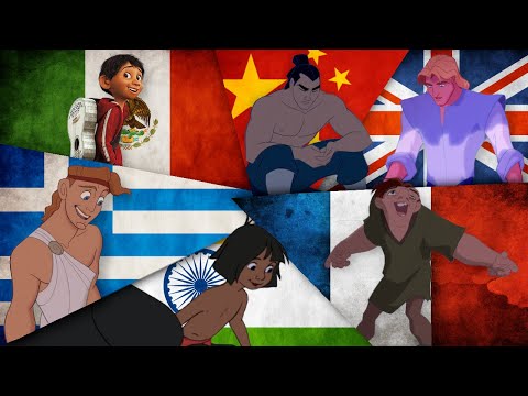 Disney Heroes singing in their Native Languages