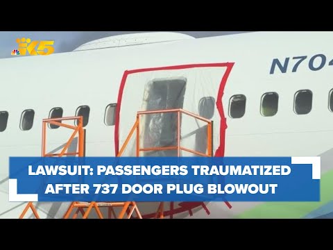 Passengers of Alaska Airlines flight sue Boeing following 737 Max 9 door plug loss