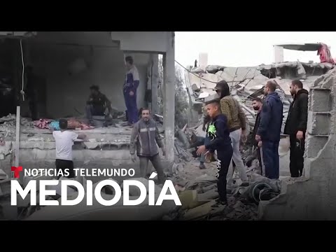 Reportan decenas de muertos por &uacute;ltimo bombardeo en Gaza | Noticias Telemundo