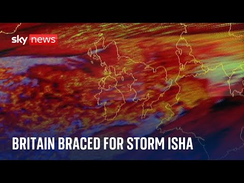 Britain to be battered by Storm Isha after Met Office upgraded amber wind warning