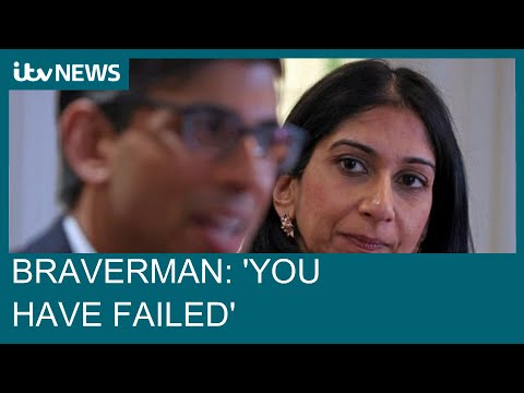 'You have failed': Braverman accuses Sunak of 'betrayal' in stinging attack | ITV News