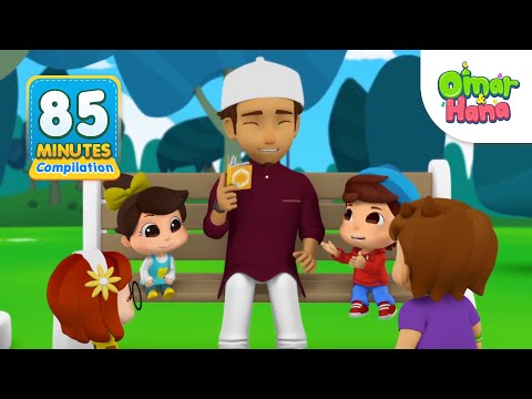 Omar &amp;amp; Hana English 85 Minutes (No Instruments) | Islamic Series &amp;amp; Songs For Kids