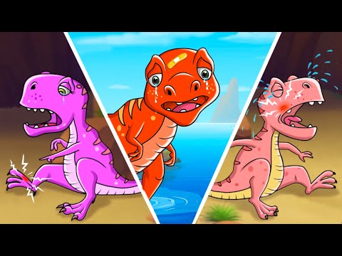 Baby Trex Got A Boo Boo Song | FunForKidsTV - Nursery Rhymes &amp; Baby Songs