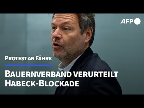 Habeck-Blockade emp&ouml;rt Bauernverband | AFP