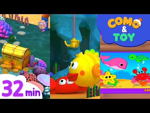 Como | Animal Puzzle 4 + More Episode 32min | Learn colors and words | Como Kids TV