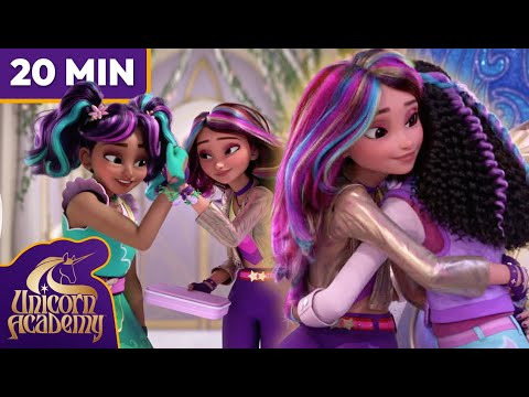 The BEST Friendship Moments from Unicorn Academy | Cartoons for Kids