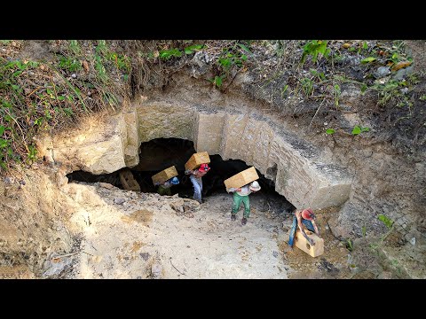 Building Giant Primitive Bricks Deep Underground Factory