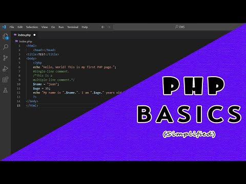 PHP Basics (Simplified)