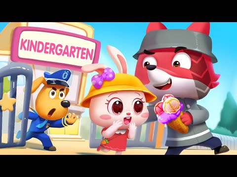 Don't Leave School By Yourself | Safety Cartoon | Kids Cartoon | Sheriff Labrador | BabyBus