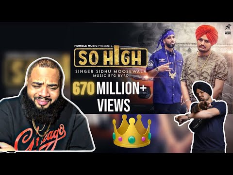 SIDHU MOOSE WALA - SO HIGH | REACTION | ENGLISH TRANSLATION