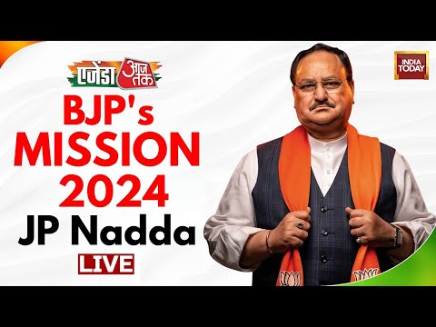 JP Nadda LIVE: JP Nadda On BJP's 2024 Mission | Agenda Aajtak 2023 Live | India Today LIVE