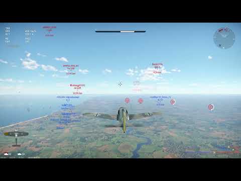 War Thunder Gameplay | Focke-Wulf 190/A Germani Luftwaffe WW2 | Normandy