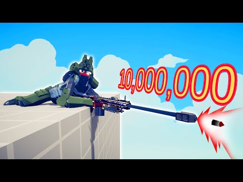 GOLDEN BARETT GUN of SNIPER vs EVERY UNIT | TABS - Totally Accurate Battle Simulator