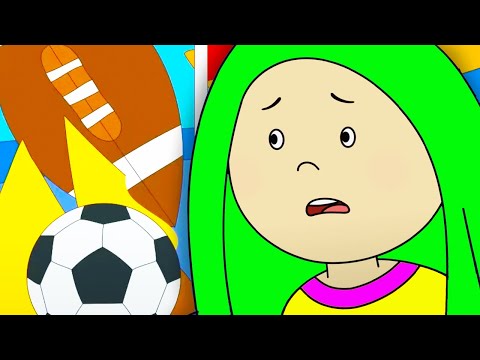 Sports Fails | Caillou Cartoon