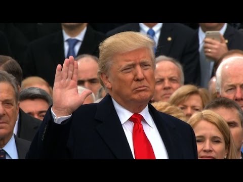 Donald Trump sworn in as 45th US President