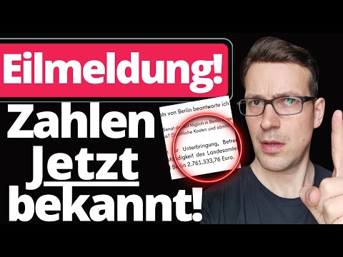 Exklusiv: Die wahren Asylkosten von Berlin ermittelt!