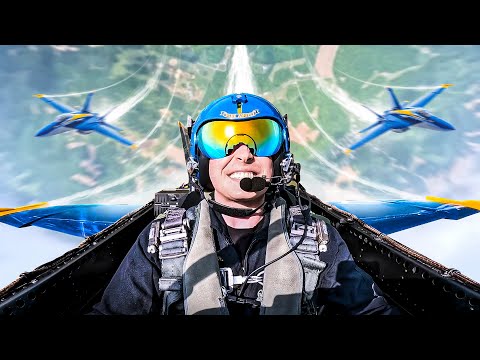 Flying An F-18 Super Hornet with the U.S. Navy Blue Angels