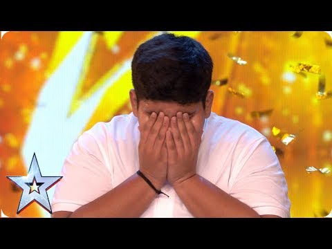 INCREDIBLE Akshat Singh dances his way to Ant &amp; Dec's GOLDEN BUZZER | Auditions | BGT 2019