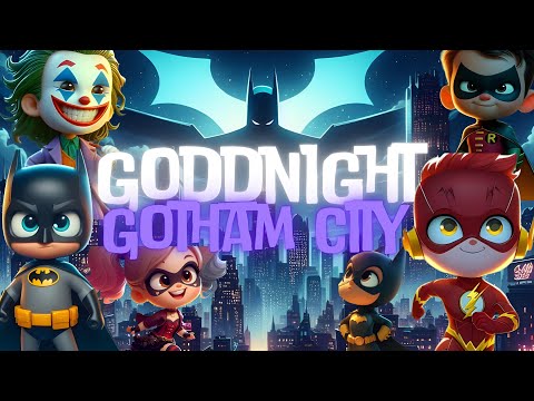 Goodnight Gotham City🦇🌙ULTIMATE Calming Bedtime Stories for Babies and Toddlers with Relaxing Music