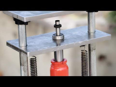 Make A Portable 5 Ton Mini Hydraulic Press || Homemade 5 Ton Hydraulic Press Machine