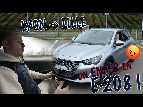 E-208 &Eacute;LECTRIQUE : LE PIRE TEST DE MA VIE (700KMS&hellip;UN ENFER 🤬😤)