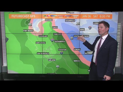 California Winter Storm: Snow Update, Jan.  5, 2024