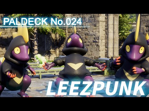 Paldeck | No.024 LEEZPUNK - Palworld | Gameplay | Pocketpair